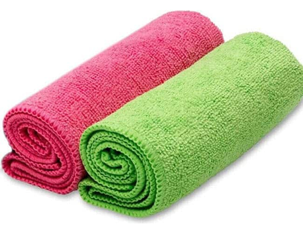 4 Pezzi Panni Lava Pavimenti in Microfibra Igiene Colors Pulizia Casa 40x50...