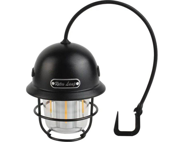 Lampada da Campeggio LED Retro Portatile Dimmerabile Ricaricabile Tenda 15W...