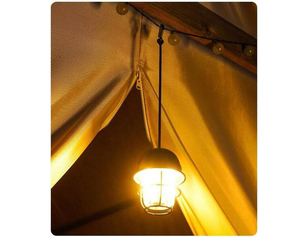 Lampada da Campeggio LED Retro Portatile Dimmerabile Ricaricabile Tenda 15W...