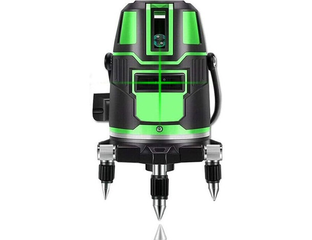 Livella Laser Tracciatore Autolivellante 360º Rotazione 5 Linee Verdi Q-SP01