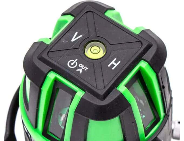 Livella Laser Tracciatore Autolivellante 360º Rotazione 5 Linee Verdi Q-SP01...