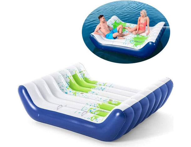 Materassino Gonfiabile da Piscina Mare Spiaggia Bestway 2 Posti 221x174 cm