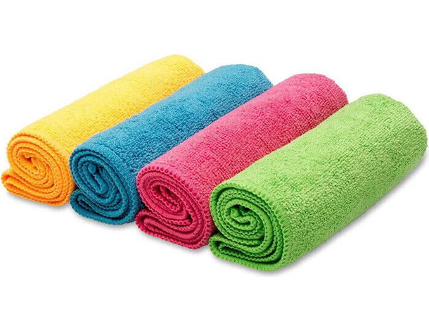 8 Panni XL Microfibre Colors Lavabili in Lavatrice Riutilizzabili 36x34cm 6