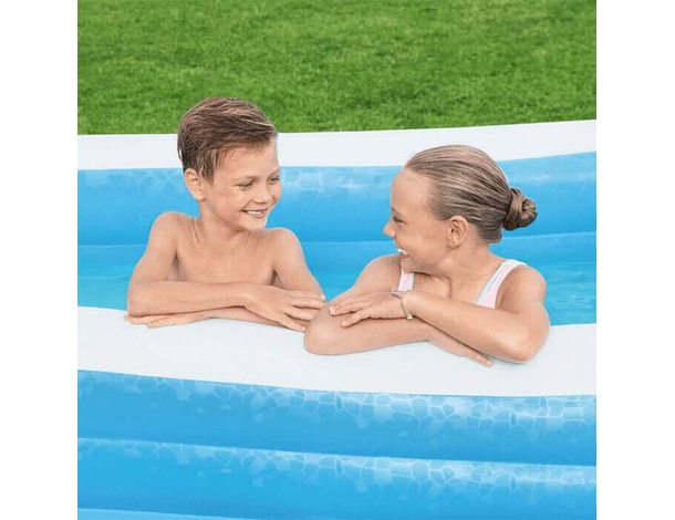 Piscina Gonfiabile Fuoriterra Rettangolare Bambini 305x183x56 cm Mod. 54150...