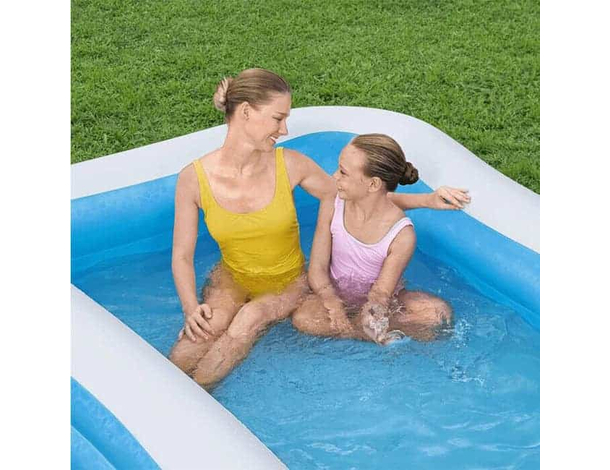 Piscina Gonfiabile Fuoriterra Rettangolare Bambini 305x183x56 cm Mod. 54150...