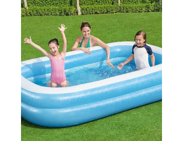 Piscina Gonfiabile Fuoriterra Rettangolare Bambini cm 262x175x51 Cod. 54006...