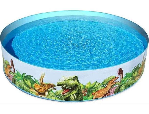 Piscina Rigida Fuoriterra Dinosauri Rotonda Diametro 244 cm da Giardino Mare