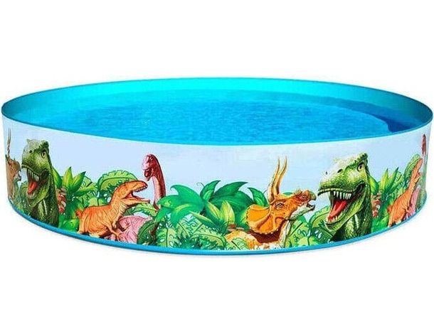 Piscina Rigida Fuoriterra Dinosauri Rotonda Diametro 244 cm da Giardino Mare...