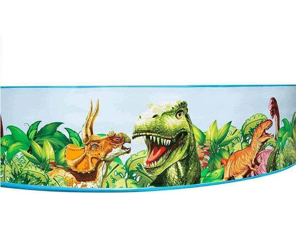 Piscina Rigida Fuoriterra Dinosauri Rotonda Diametro 244 cm da Giardino Mare...