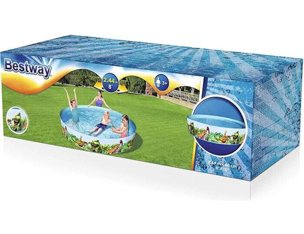 Piscina Rigida Fuoriterra Dinosauri Rotonda Diametro 244 cm da Giardino Mare...