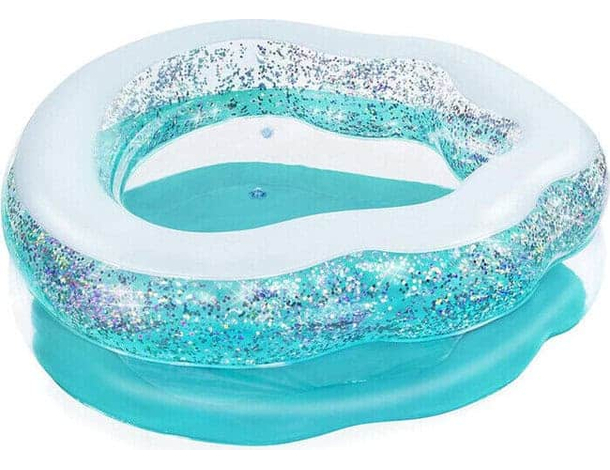 Piscina Gonfiabile Fuori Terra per Bambini 150x127x43cm Conchiglia Estate Mare