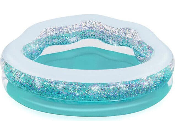 Piscina Gonfiabile Fuori Terra per Bambini 150x127x43cm Conchiglia Estate...