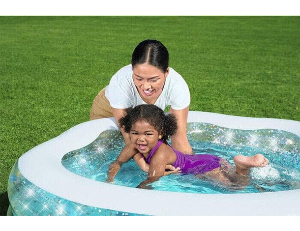 Piscina Gonfiabile Fuori Terra per Bambini 150x127x43cm Conchiglia Estate...