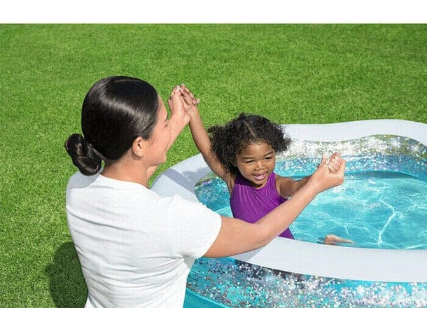 Piscina Gonfiabile Fuori Terra per Bambini 150x127x43cm Conchiglia Estate...