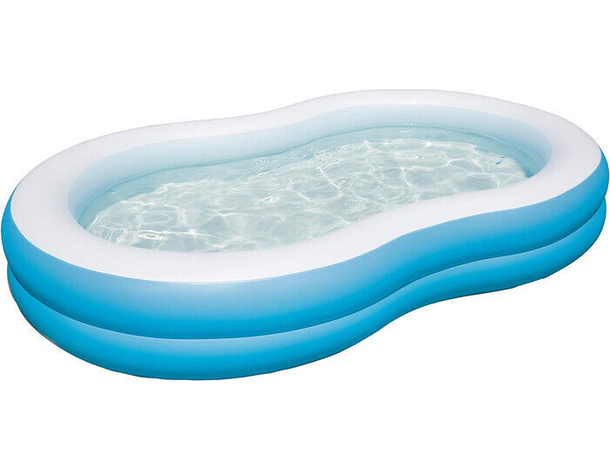 Piscina Gonfiabile Fuoriterra Giardino Bambini Family 262x157x46 cm Otto