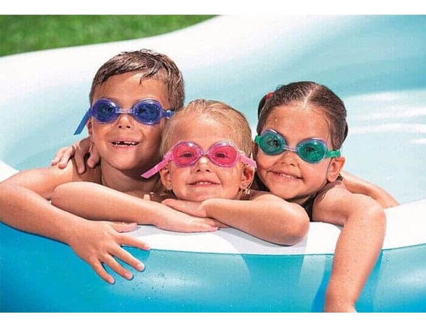Piscina Gonfiabile Fuoriterra Giardino Bambini Family 262x157x46 cm Otto 4