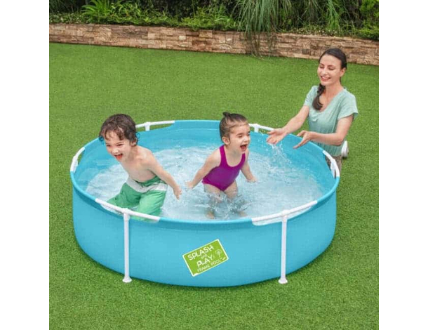 Piscina Fuoriterra Tonda 152x38 cm Bambini Giardino Fast Set Prima Piscina 4