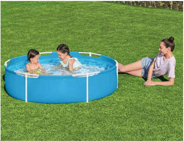 Piscina Fuoriterra Tonda 152x38 cm Bambini Giardino Fast Set Prima Piscina 7