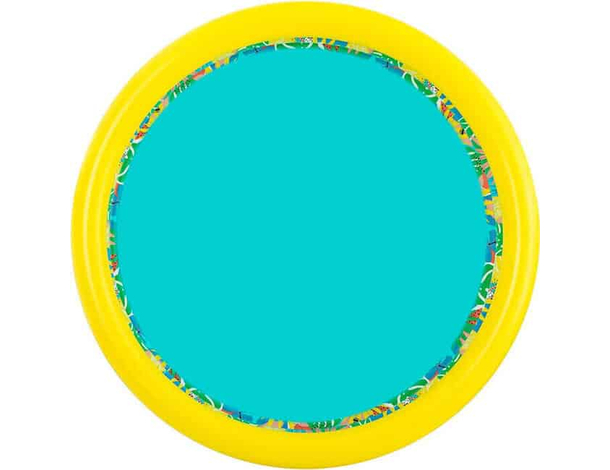 Piscina Rotonda Gonfiabile Fuoriterra 168x38cm Bambini Giardino 3 Anelli...