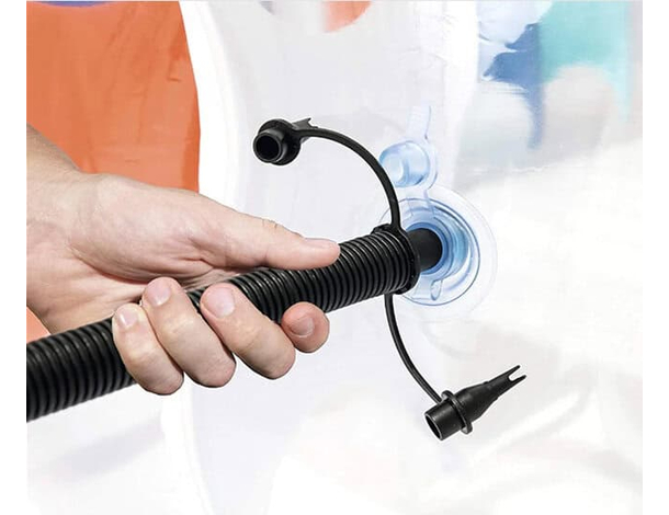 Piscina per bambini gonfiabile ovale 229x152x51 cm Famiglia Mod. 54066 3