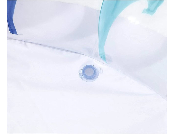 Piscina per bambini gonfiabile ovale 229x152x51 cm Famiglia Mod. 54066 2