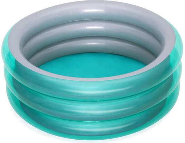 Piscina Gonfiabile Per Bambini 3 Anelli Vasca 150x53 cm Piscinetta Giardino