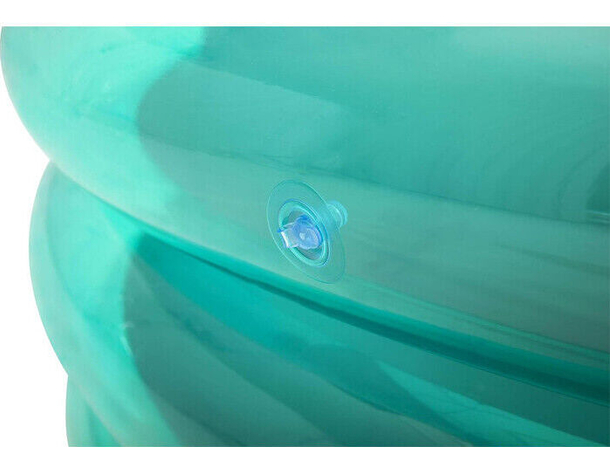 Piscina Gonfiabile Per Bambini 3 Anelli Vasca 150x53 cm Piscinetta Giardino...