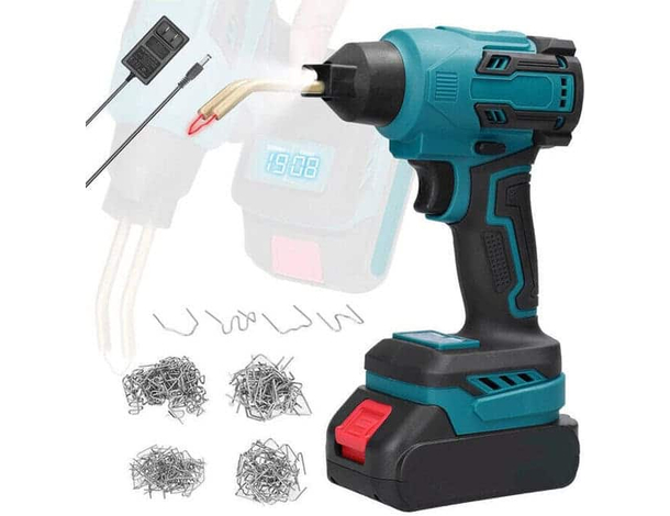 Saldatrice Plastica Saldatura Saldatore Senza Fili Doppia Batteria 18V 4.0Ah