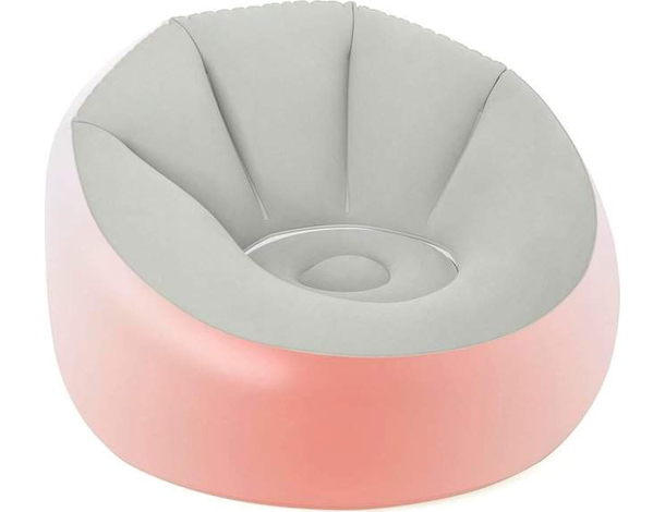 Poltrona Gonfiabile Floccata cm 102x97x71 Pouf Led Multicolor Bestway Esterno...