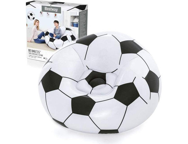 Poltrona Pallone Da Calcio Poltroncina Soccer 114x112x66cm Sedia Bestway 75010