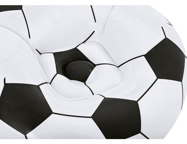 Poltrona Pallone Da Calcio Poltroncina Soccer 114x112x66cm Sedia Bestway...