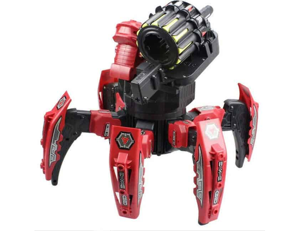 Robot Giocattolo Interattivo Telecomandato a Batteria Spara Freccette Bambini...