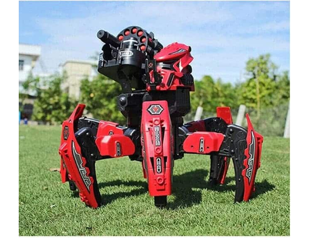 Robot Giocattolo Interattivo Telecomandato a Batteria Spara Freccette Bambini...