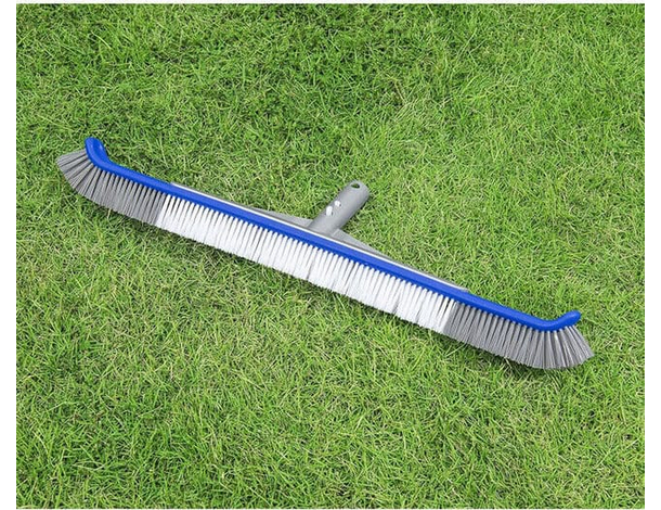 Spazzola per Pulizia Pareti Fondo Piscina 61 cm con Setole Dure Attacco a...