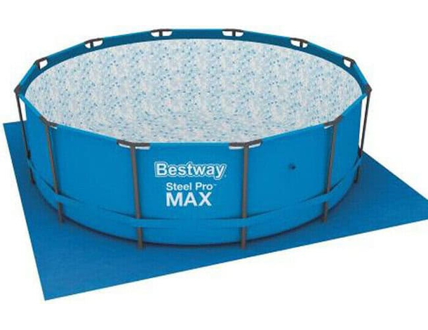 Telo Base Tappeto per Piscina Fuoriterra Autoportante 396x396 cm Modello 58002