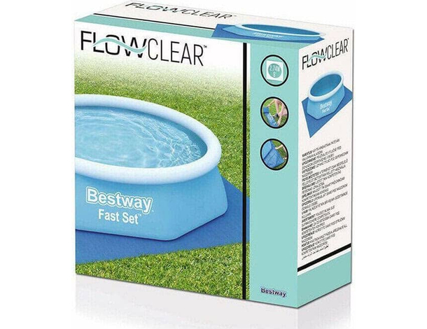 Tappeto di Fondo per Piscina da 274x274 cm Fuoriterra Modello 58000 Tappetino...