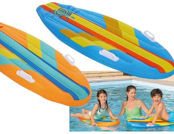 Tavola da Surf per Bambini Gonfiabile Galleggiante Spiaggia Mare Leggera 4