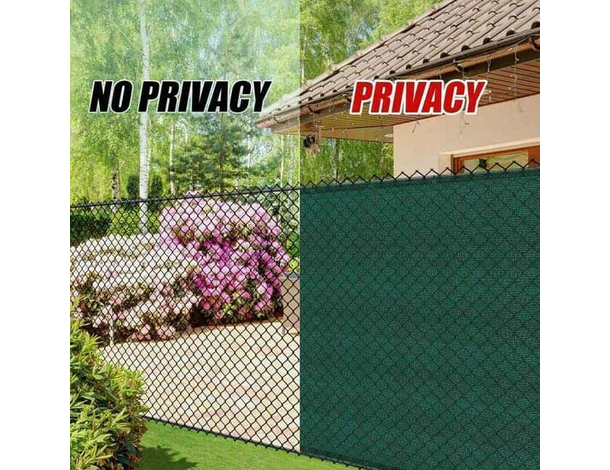 Rete Ombreggiante 1x5 mt Verde Telo Oscurante Ombra 85% Frangivista...