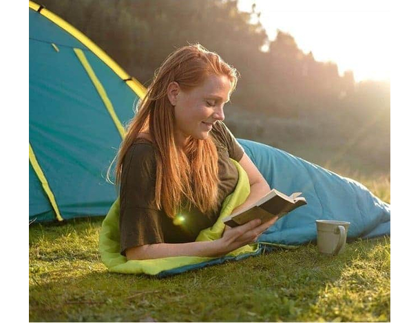 Sacco a Pelo Evade 15 Campeggio Dormire Aperto 180x75 cm da Viaggio Invernale...