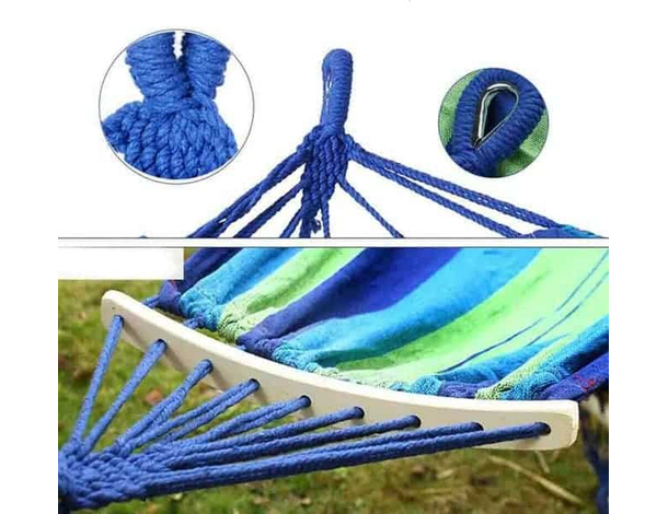 Amaca da Giardino Colorata in Tessuto da Appendere Campeggio 200x80 cm 100kg...