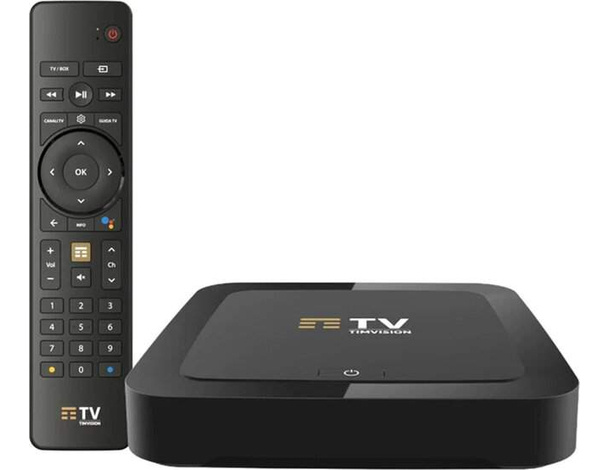 Tim Vision BOX Decoder 4K Ricevitore Digitale Terrestre DVB-T2 Android TV v2021