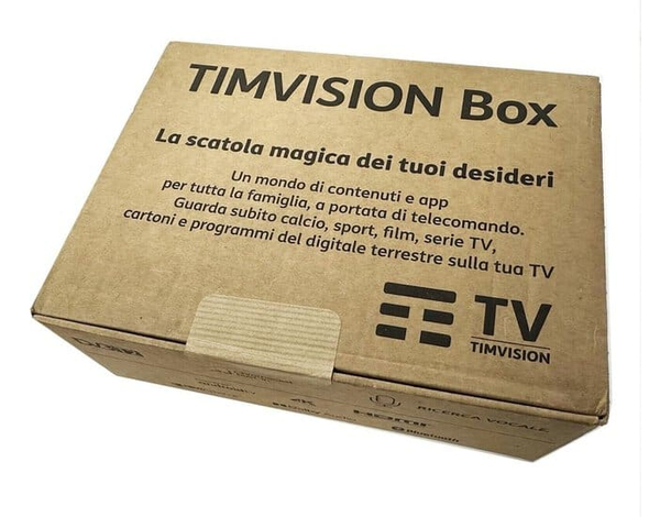 Tim Vision BOX Decoder 4K Ricevitore Digitale Terrestre DVB-T2 Android TV...