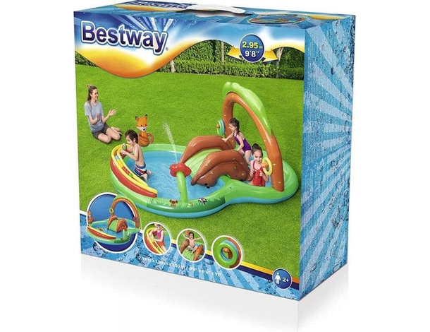 Play Center Friendly Woods con Spruzzi 295x199x130 con Scivolo Mod. 53093 8