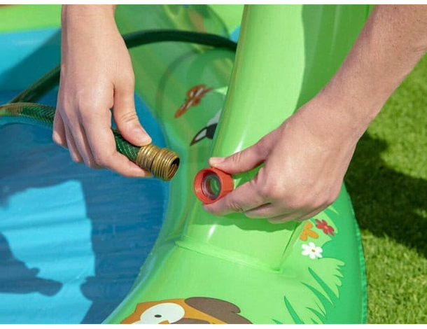 Play Center Friendly Woods con Spruzzi 295x199x130 con Scivolo Mod. 53093 5