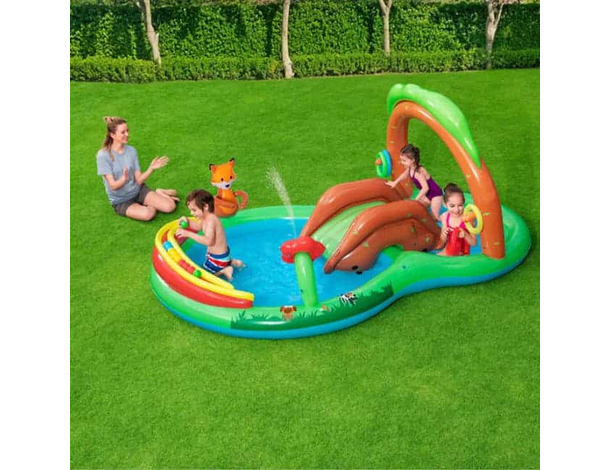 Play Center Friendly Woods con Spruzzi 295x199x130 con Scivolo Mod. 53093 7