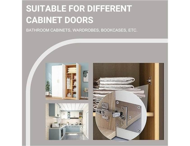 12 Pezzi Piastre di Riparazione per Cerniere Armadietti per Armadi e Mobili...