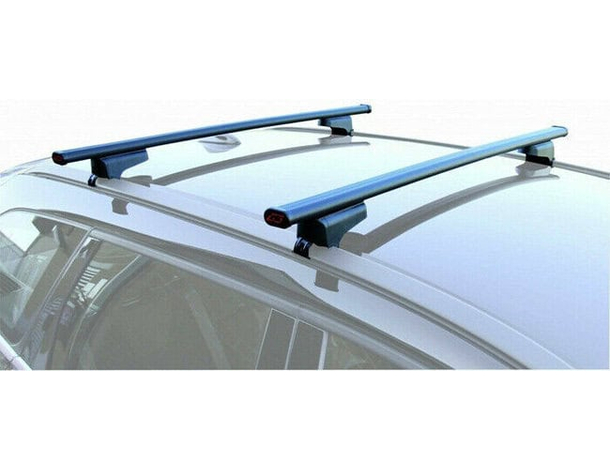 Barre Portapacchi Portatutto Universali Auto con Serratura Antifurto 127cm G3...