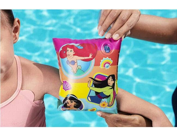Braccioli Principesse Disney 23x15 cm Princess Gonfiabili Mare per Bambini 5