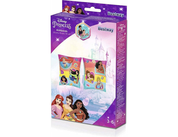 Braccioli Principesse Disney 23x15 cm Princess Gonfiabili Mare per Bambini 8