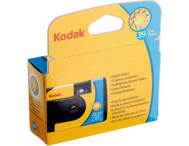 Macchina Fotografica Usa e Getta Kodak Daylight 39 Foto Senza Flash Luce...